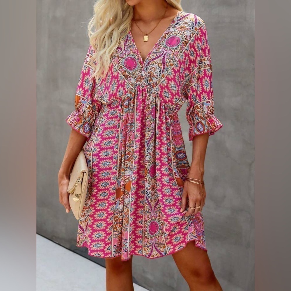 Boho all over  Print Tide back all sizes - Picture 4 of 5